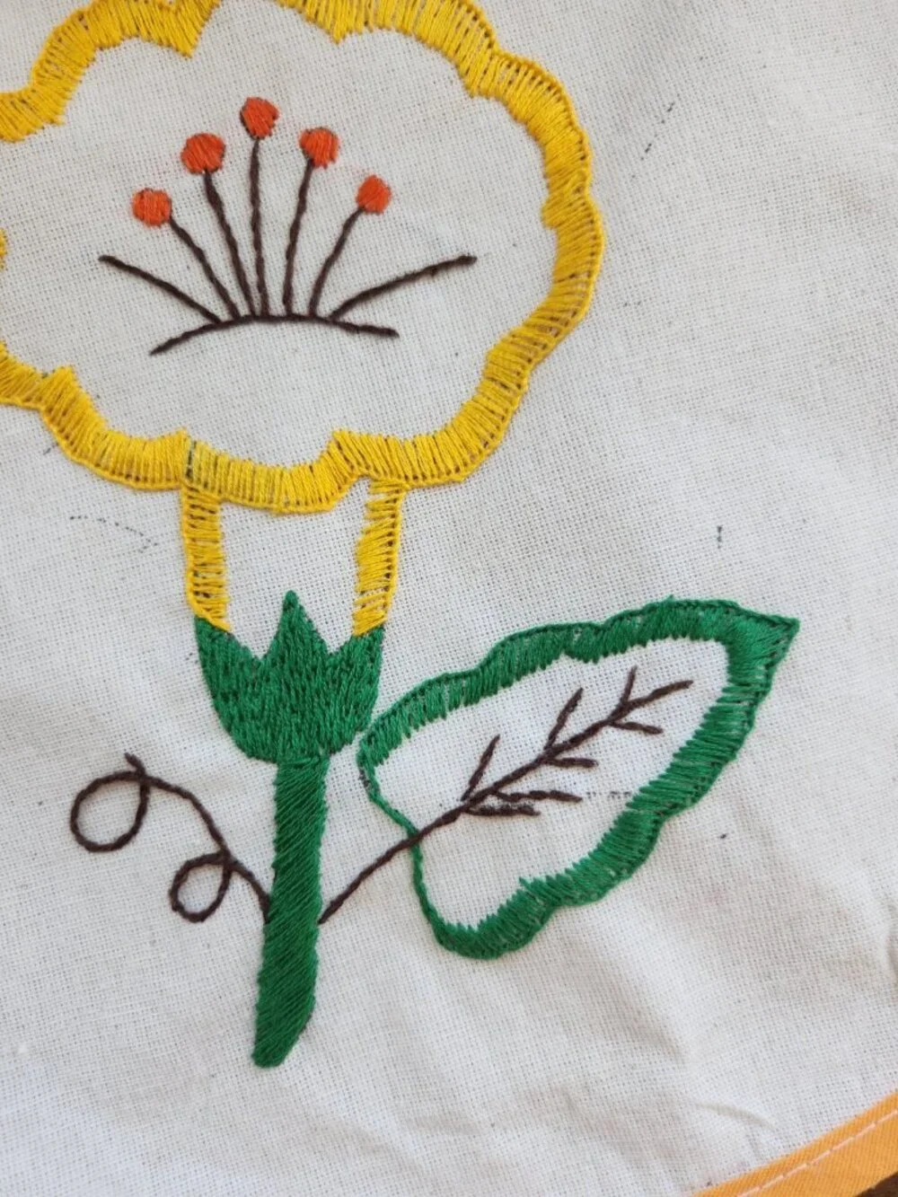 Handmade Embroidered Cloth Tortilla Warmer 11